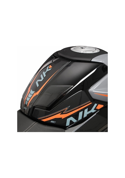 GP Kompozit  CF Moto 250 NK 2023-2024 Uyumlu Tank Pad Seti Turuncu