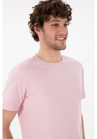 U.S. Polo Assn. Erkek Regular Fit Bisiklet Yaka Açık Pembe Basic Tişört 50305985-VR078 U.S. Polo Assn. Erkek Regular Fit Bisiklet Yaka Açık Pembe Basic Tişört 50305985-VR078