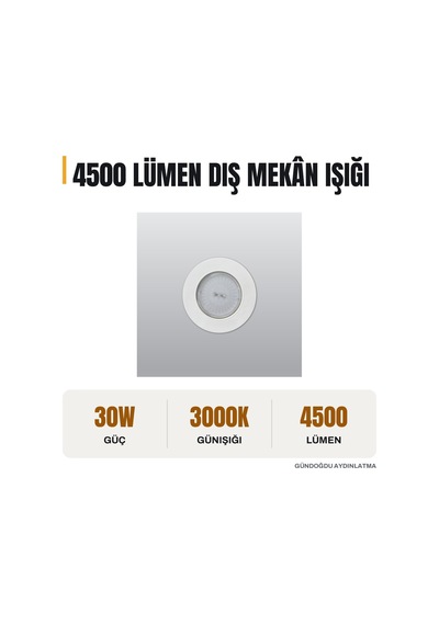 Ack Led Havuz Ve Yer Armatürü 3000k - Ah08-02600
