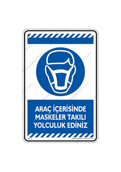Araç Içerisinde Maskeleriniz Takılı Yolculuk Ediniz