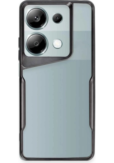 Newface - 972 - Xiaomi Redmi Note 13 Pro 4g Kılıf Boyi Silikon Kapak - Csmo-tex - - Siyah
