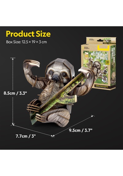 National Geographic - Tembel Hayvan 3d Puzzle Ds1157h