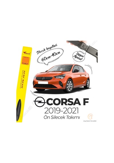 Opel Corsa F Muz Silecek Takımı 2019-2021 İnwells