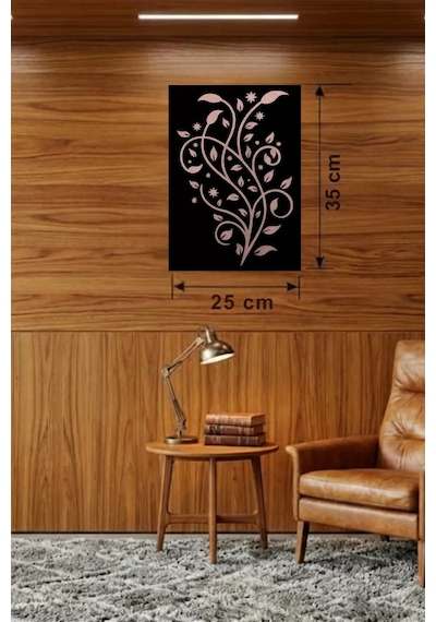 Tavus Kuşu Ve Doğa Temalı Ahşap Duvar Tablosu - 25x35 Cm Lazer Kesim Pano Renkli