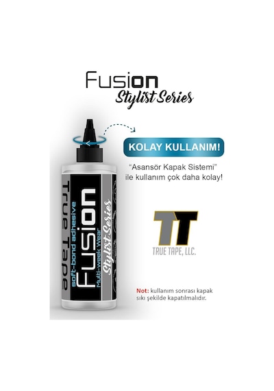 True Tape Fusion Protez Saç Likit Yapıştırıcı 8.5 Fl Oz 250ml