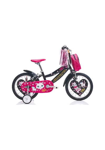 Shimano Carraro Moggy 16 Jant Çocuk Siyah-altın-pembe 4-6 Yaş Siyah