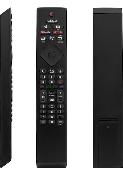 Weko Philips Netflix - Youtube Ambılıght Tuşlu Ses Komutsuz Mikrofonlu Lcd - Led Tv Kumanda