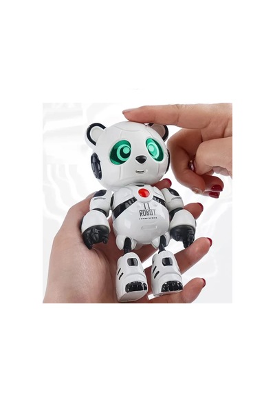 Sevimli Robot Panda Ilk Oyun Arkadaşım Sesli Işıklı Konuşan Ses T