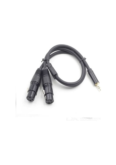 1 Stereo Erkek-2 Xlr Dişi Kablo 50 Cm
