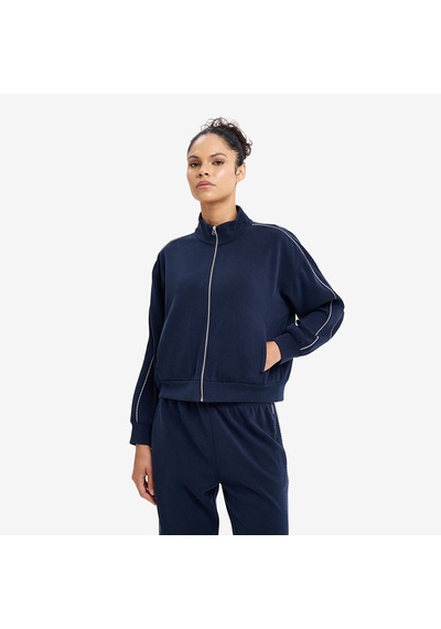 Lescon Lacivert Kadın Fermuarlı Sweatshirt 26n-2113