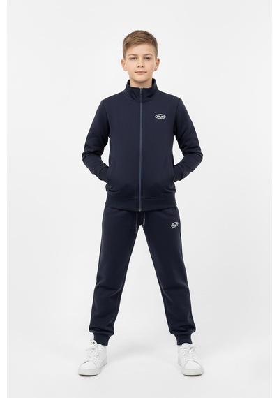 New Kids Fermuarlı Cepli Çocuk Unisex Eşofman Takımı-90927 Lacivert