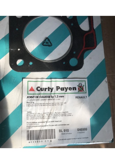 Payen Renault 9/19/21/5/clio Dieseel Silindir Kapak Contası