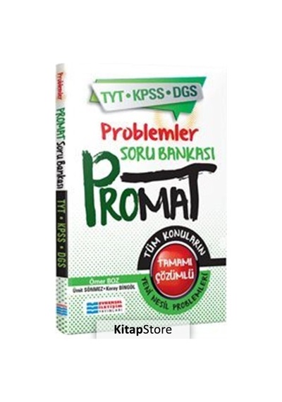 Tyt-Kpss-Dgs Promat Problemler Soru Bankası / Ümit Sönmez