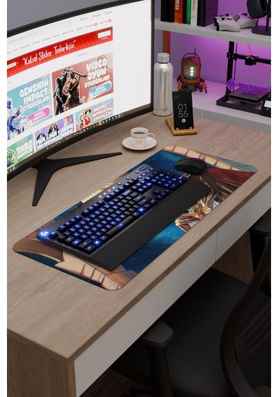 Kaveh Genshin Impact Anime Oyuncu V3 - 70x30 Xl Gaming Mouse Pad Fare Altlığı
