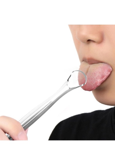 Güvenli Paslanmaz Çelik Dil Kazıyıcı PlakTemizleyici