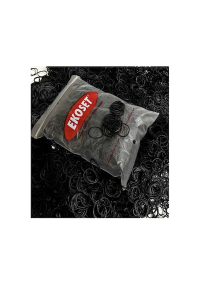 Siyah Küçük Paket Lastiği 40mm 3kg
