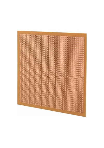 10x10 Delikli Bakırlı Plaket Delikli Pertinaks Prototip Devre Kartı