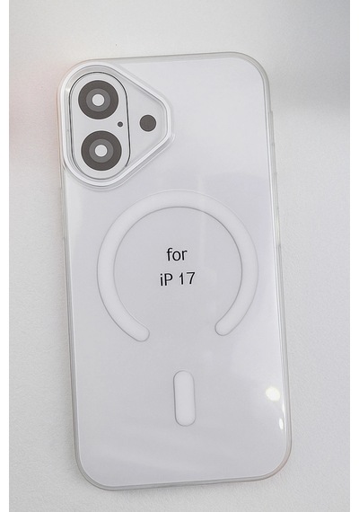 Apple Uyumlu iPhone 17 Pc Blank Magsafe Kapak Şeffaf