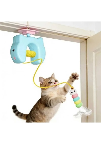 5 Adet Otomatik Yo-yo Kedi Oyuncağı - Makaralı Şarjlı
