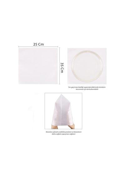 Köpük Torba Tabak Koruma Kırılacak Eşya Koruma 30 Cm X 30 Cm 48 Adet