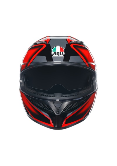 Agv Kask/k3 Mplk Compound Balck Red Çok Renkli