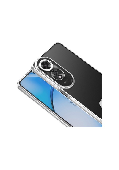 Oppo A60 Kılıf Kamera Lens Korumalı Logo Gösteren İnce Hafif Pazarplus Siyah