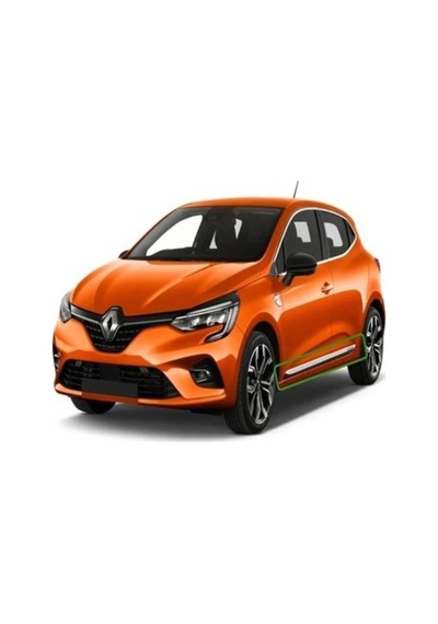 Renault Clio 5 2019 Ve Üzeri Krom Yan Kapı Çıtası 4 Parça Paslanmaz Çelik
