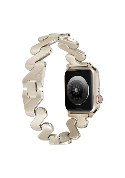 Watch 44mm Kordon Uyumlu Krd-80 Metal Strap Kayış İktk- Siyah