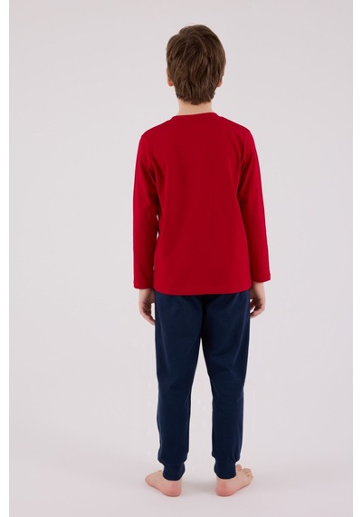 U.S. Polo Assn. U.s. Polo Assn Erkek Çocuk Kırmızı Pijama Takımı Us2233-c-v2