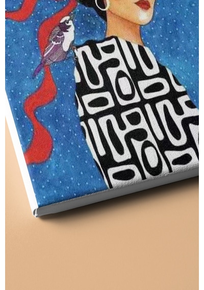 Webstyle Sayılarla Boyama Seti Kasnaklı Çağdaş Kadın 40 X 50 Cm