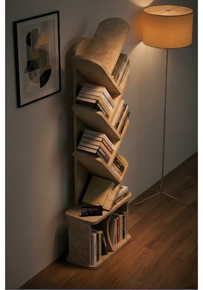 Reyo Falez 10 Raflı Kitaplık Modern Dekoratif Kitap Rafı Çok Katlı Kitap Standı Salon Ofis Organizer 7062 Traverten Reyo Falez 10 Raflı Kitaplık Modern Dekoratif Kitap Rafı Çok Katlı Kitap Standı Salon Ofis Organizer 7062 Traverten