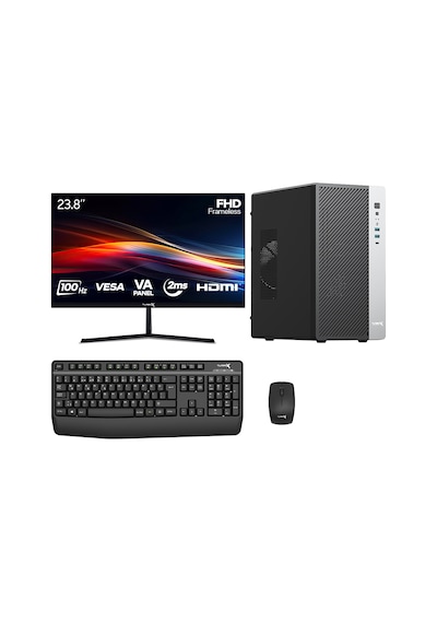 Turbox TX8480 R5-5500 16 GB 256 GB SSD 4 GB GT740 23.8" Free Dos Masaüstü Oyuncu Bilgisayarı