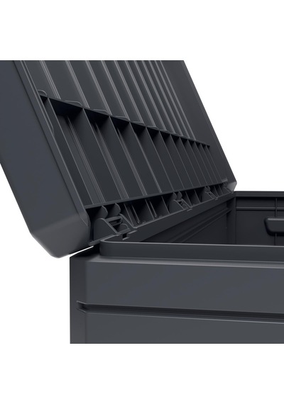 Plast Amalfi Bahçe Sandığı Plastik Koyu Gri 340 Lt A350 52x119x57 Cm