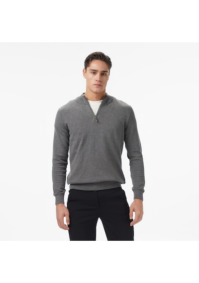 Nautica Erkek Gri Classic Fit Kazak Düz S57104t Gri