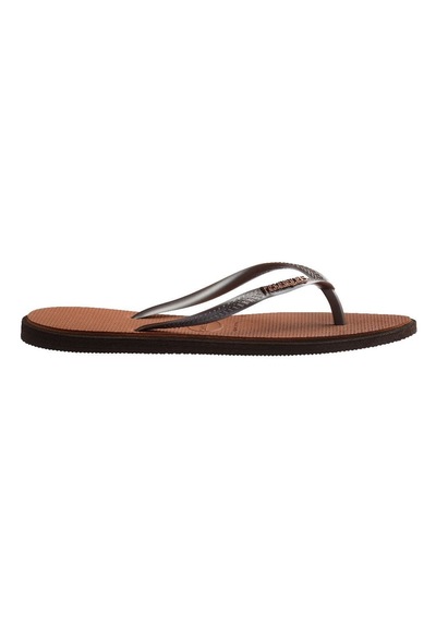 Havaianas Slim Point Dark Brown Kadın Terlik 41-42 Kahverengi