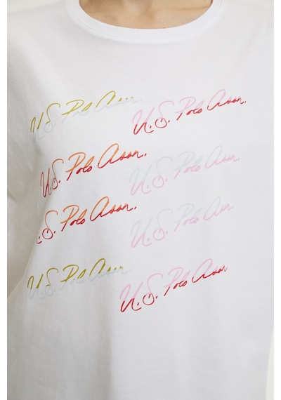 U.S. Polo Assn. U.s. Polo Assn. Kadın Beyaz Tişört 50323561-vr013