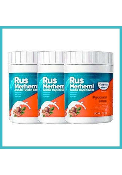 Bezos Süper Glegnd Turquoise Tüylere Krem 3 Adet Ceviz & Ceviz Sütü Russ Merhemi 50 Ml Dfnbez