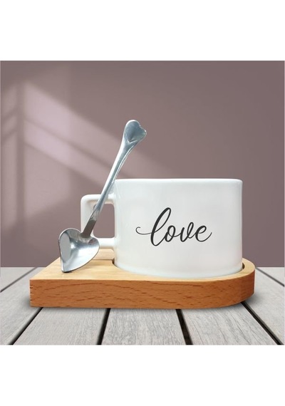 Love Temalı Kahve Fincanı-002