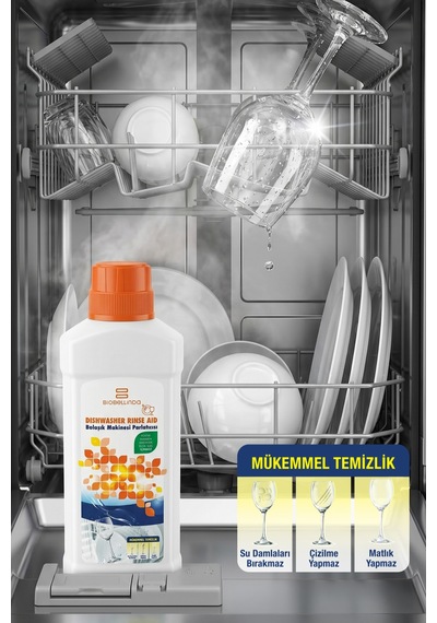 Doğal Bulaşık Makinesi Parlatıcısı Makinenize Uzun Ömür Bulaşıklarına Parıltı 650ml