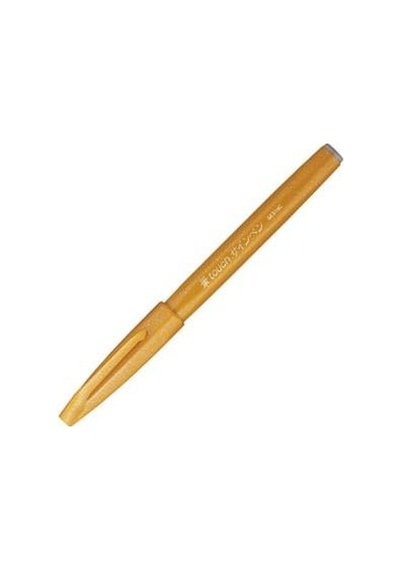 Pentel Brush Sign Pen Touch Yellow Ochre