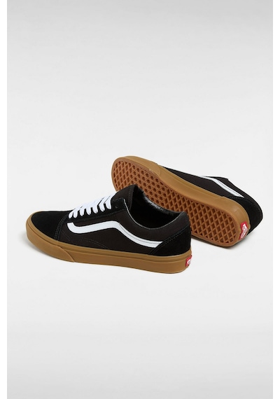 Vans Erkek Old Skool Sneakers - Siyah Siyah