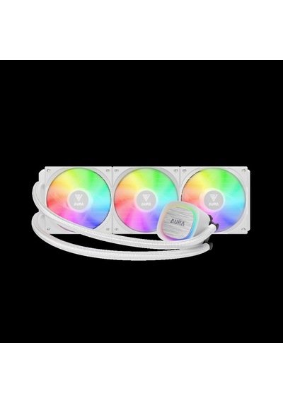 Gamdıas Aura Gl360 V2 Wh, White Edition, 360mm, Rgb, 3 Fanlı, Cpu Sıvı Soğutma