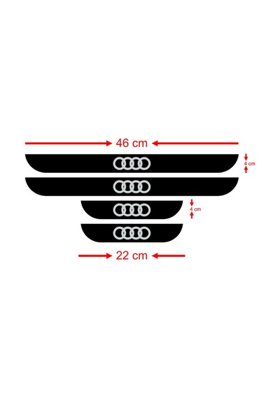 Audi Kapı Eşiği 4 Lü Aksesuar N11.8758