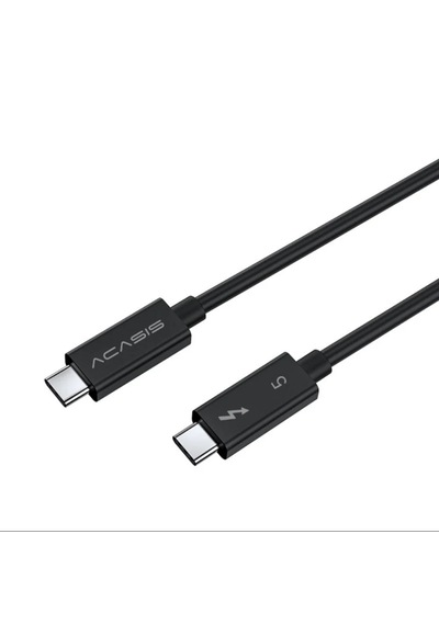 Acasis 1m Thunderbolt5 80Gbps 8K 60Hz 120Gbps,240W,Type-C Kablo AC CA0501 L100