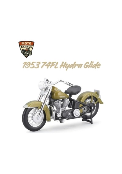 Harley-davidson Maket Seti - 1:18 Duo Glide & Hydra-glide