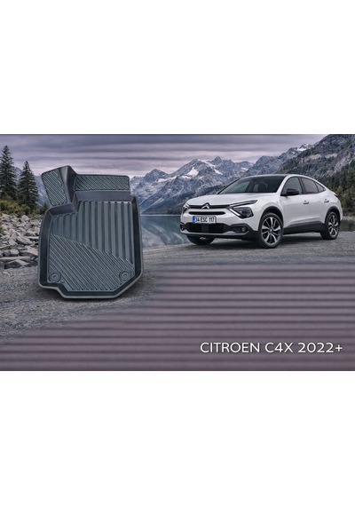 Citroen C4x 2022+ Uyumlu 3d Havuzlu Oto Paspas Premium
