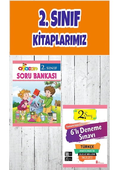 Ata 2.sınıf Afacan Soru Bankası+ 6 Lı Deneme Sınavı