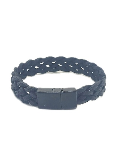 Unisex Mıknatıs Kilitli Deri Bileklik - Mkdb-65 Çok Renkli