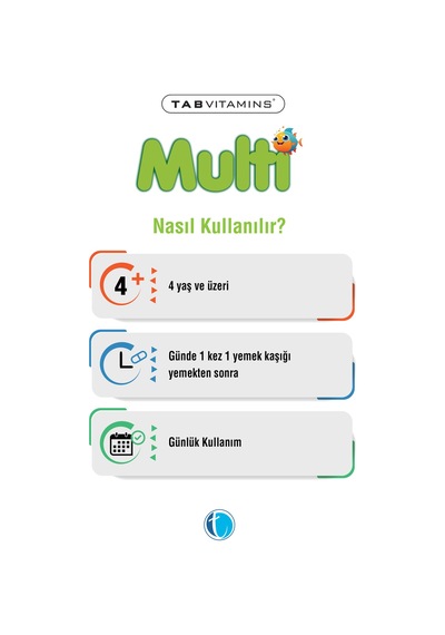Tabvıtamıns Multı Mult. Multımın. Balık Yagı 200 Ml