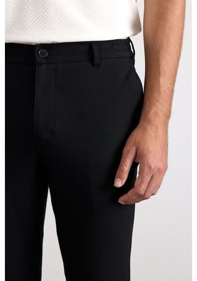 Süvari Siyah Slim Düz Jogger Pantolon Spn2020500010-s09